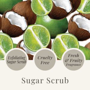 sugar scrub coconut & lime 310gr
