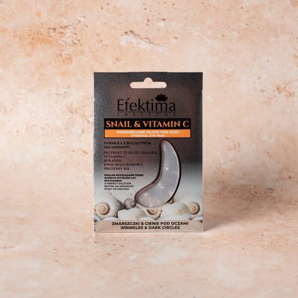 eye patches με εκχύλισμα σαλιγκαριού & βιταμίνη c (1 ζευγάρι)