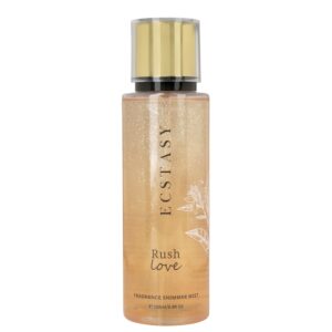 ecstasy body mist rush love shimmer 250ml