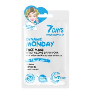 7days dynamic monday sheet face mask για Ενυδάτωση & Λάμψη 28gr