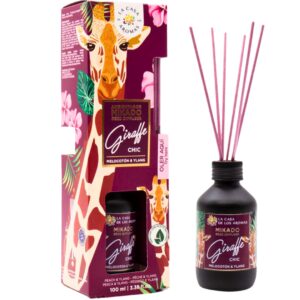 Αρωματικό Χώρου giraffe chic με sticks ylang ylang & Ροδάκινο 100ml